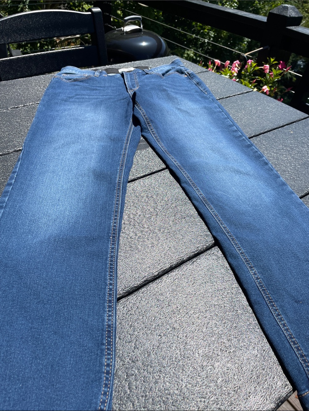 Angels Women's Straight Leg Jeans - Medium Blue